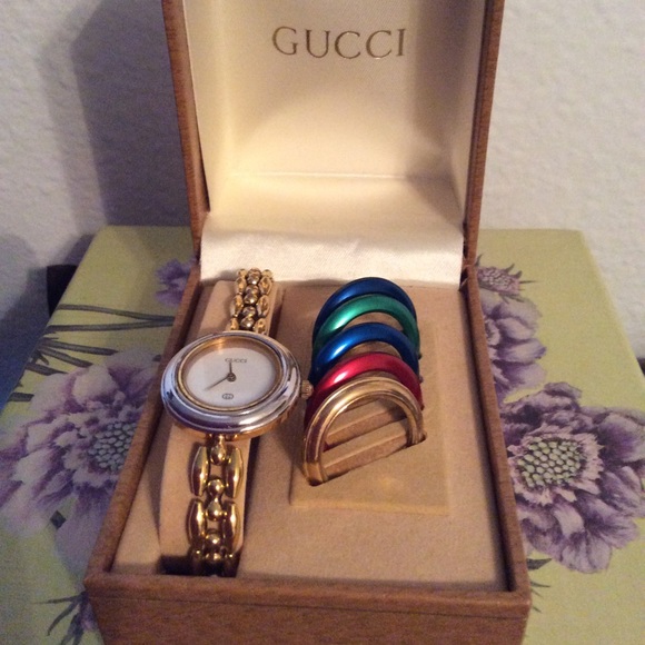 Gucci Accessories - VINTAGE GUCCI WATCH RICE BRACELET LINKS WATCH